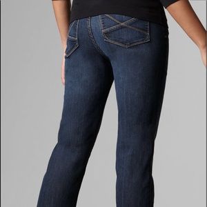 NYDJ Hayden Jeans Straight Leg Dark Wash 12 NWOT!